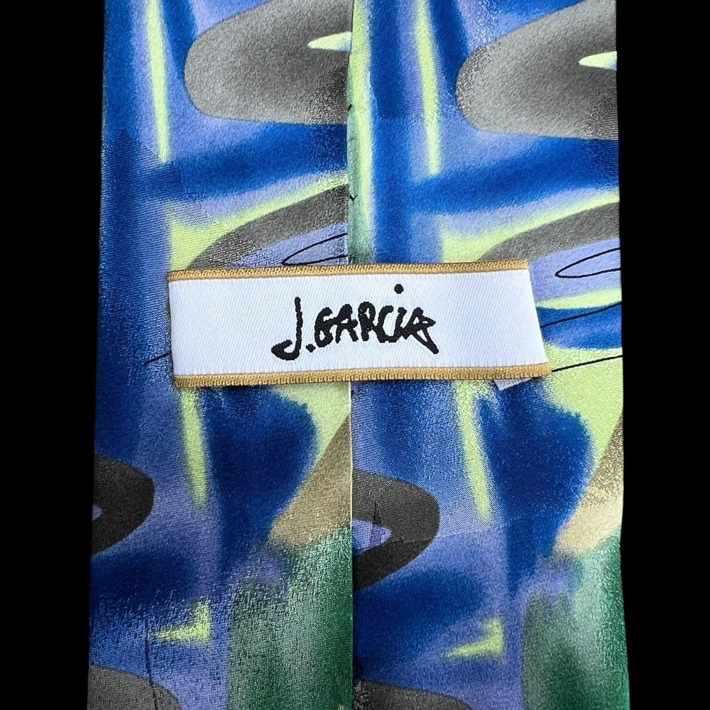 J. Garcia Absolam Bar Limited Edition Collection Forty Two 100% Silk Abstract